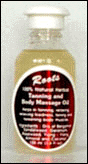 tanning and massage oil